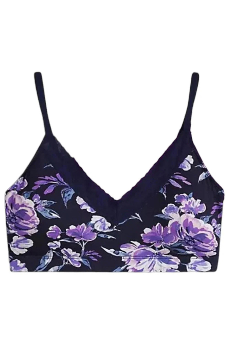 Jockey Women's Wirefree Micro Stretch Lace Bralette Floral - Regular